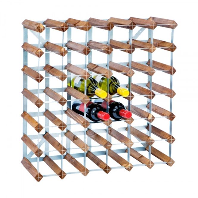 Hovedbilde Vinstativ 72 flasker, umontert, dark oak, TWC/72KTDO