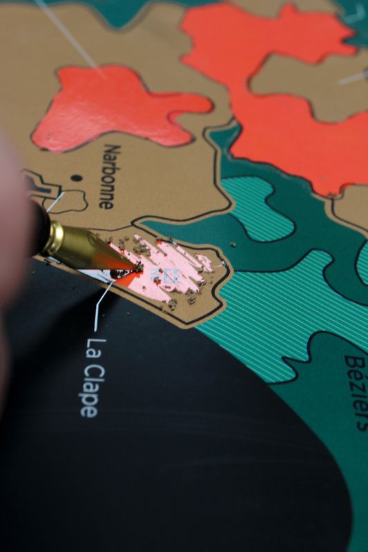 Skrapekart Languedoc fra1020 Degustations