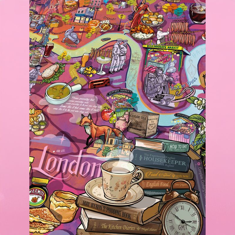 Water and Wine Puslespill London gourmet 