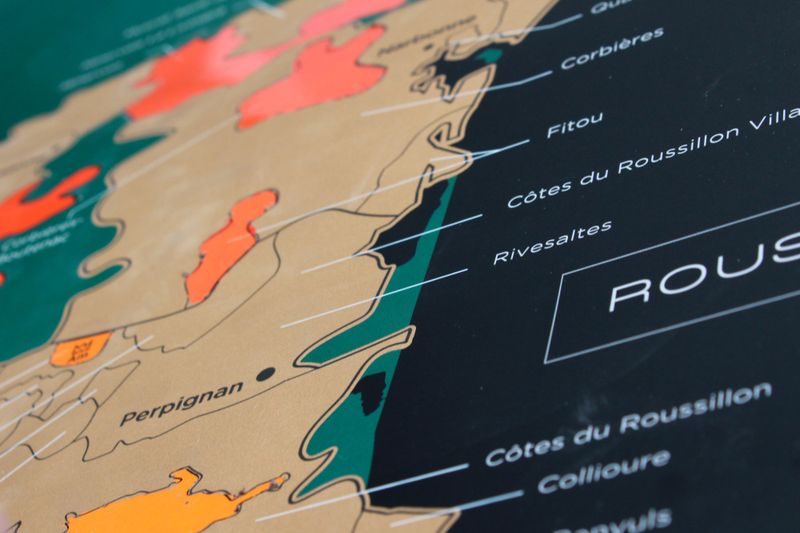 Skrapekart Languedoc fra1020 Degustations