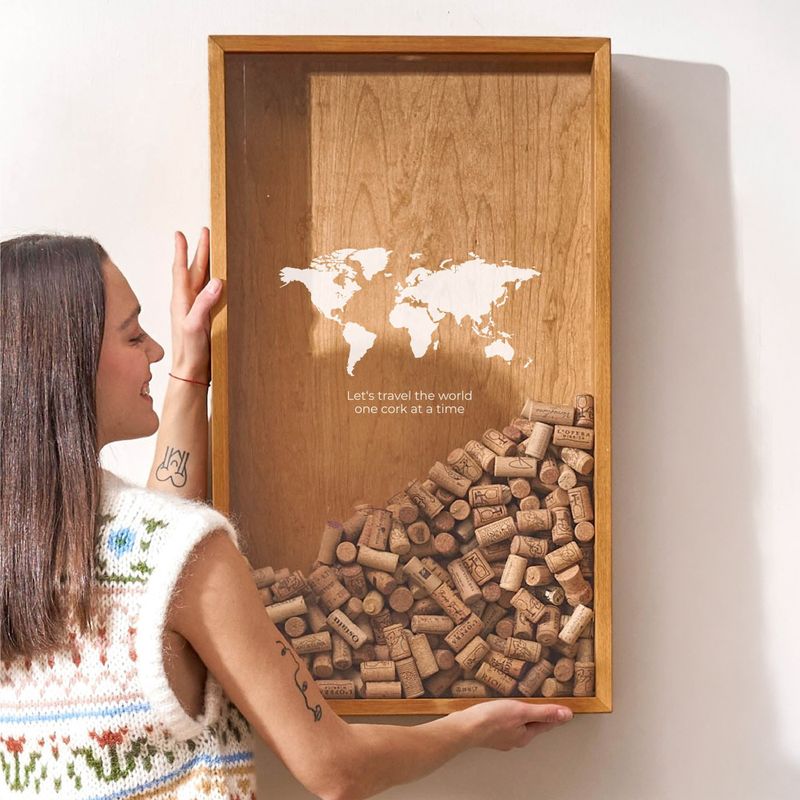 Corkbox Rustikk m/print (stor)