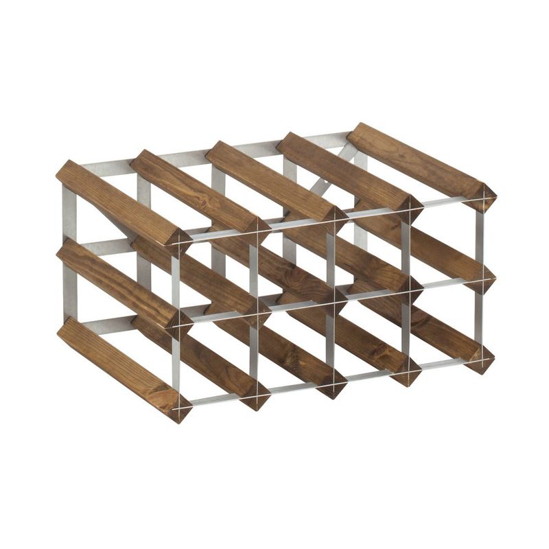Vinstativ 12 flasker, umontert, dark oak, TWC/12KTDO